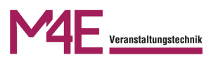 M4E Veranstaltungstechnik Logo
